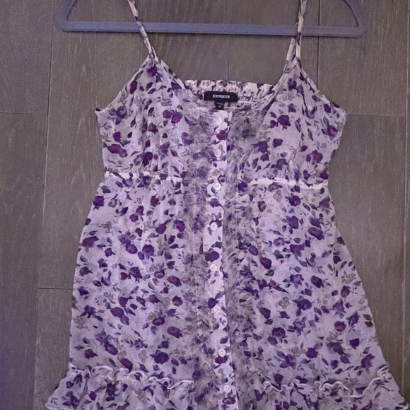 Express - Floral Ruffle Tank - Picture 6 of 10